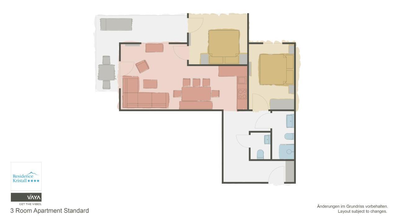 Residence Kristall By Vaya Inklusive Joker Card Saalbach-Hinterglemm Luaran gambar