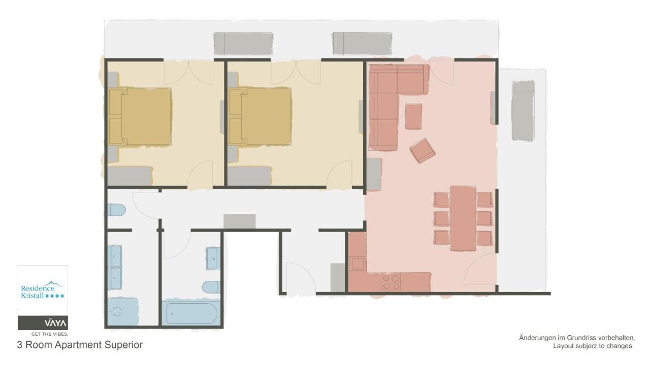 Residence Kristall By Vaya Inklusive Joker Card Saalbach-Hinterglemm Luaran gambar